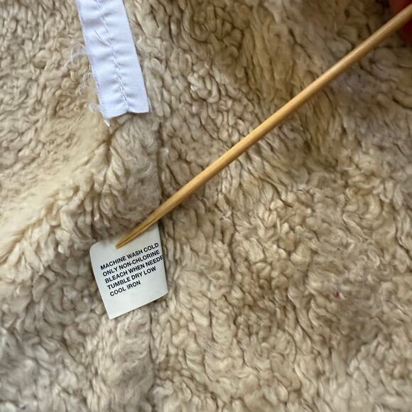 Gap Corduroy Trucker Jacket Women SZ M Aqua Blue Sherpa Cozy Fall Western - Picture 7 of 11